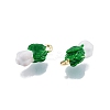 Brass Enamel Pendants KK-G432-05G-2