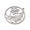 Christmas 201 Stainless Steel Pendants STAS-C156-01K-P-2