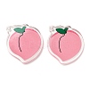 Opaque Printed Acrylic Pendants OACR-I020-06A-1