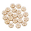 Czech Pressed Glass Beads GLAA-I061-01B-1