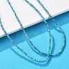 Natural Apatite Beaded Necklaces NJEW-JN02492-02-4