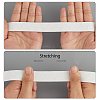 2 Styles Flat Non-slip Transparent Silicone Polyester Elastic Bands SRIB-GF0001-49B-5
