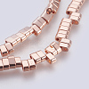 Electroplated Non-magnetic Synthetic Hematite Beads Strands G-E495-11B-01-1
