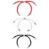 3Pcs 3 Colors Nylon Round Cord Slider Bracelet Making AJEW-JB01461-1