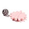 23Pcs Sunflower & Round Silicone Focal Beads SIL-L005-01A-3