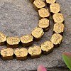 Electroplated Buddha Non-magnetic Synthetic Hematite Bead Strands G-E295-12B-1