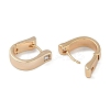 Brass Micro Pave Clear Cubic Zirconia Hoop Earrings EJEW-L292-007G-2