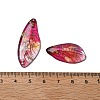 4Pcs Transparent Epoxy Resin Butterfly Wings Pendants RESI-C057-04B-3