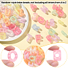 50Pcs Luminous Transparent Acrylic Beads LACR-SP0001-01-3