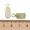 Natural Mixed Stone Rectangle Pendants KK-B157-40G-4