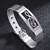 Star/Musical Note Stainless Steel Bracelets for Women Men PW-WG7B597-01-1