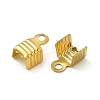 304 Stainless Steel Folding Crimp Ends STAS-P319-02G-2