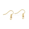 Brass Hoop Earring Findings KK-E098-01G-1