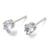 Brass Stud Earring Findings LS-KK-C039-02P-1