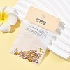 SHEGRACE Brass Pave Cubic Zirconia Oval Connector Charms XGRQ2O712-439G-6