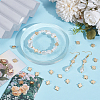 40Pcs Matte Alloy Beads FIND-BBC0004-09-3