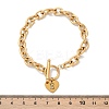 Golden 304 Stainless Steel Charm Bracelets LS-NJEW-K284-01G-E-5