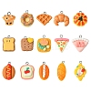 15Pcs 15 Styles Opaque Resin Pendants FIND-YW0005-78-1