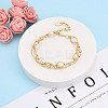 Brass Multi-strand Bracelets BJEW-N031-01G-1
