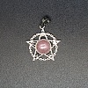 Natural Rose Quartz Pendants PW-WG18192-01-1