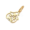 Halloween Theme 304 Stainless Steel Charms LS-STAS-Z164-04G-02-2