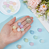 28Pcs 7 Colors Luminous Acrylic Beads OACR-PA0002-08-3