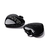 Heart Alloy Spray Painted Charms PALLOY-B005-01C-2