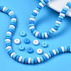 Handmade Polymer Clay Beads Strands CLAY-N008-008T-5