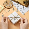 32Pcs 16 Style Alloy Pendant Locking Stitch Markers HJEW-CJ00044-4