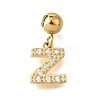 304 Stainless Steel Rhinstone Pendant STAS-H202-50G-Z-1