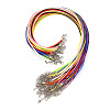 Waxed Cord Necklace Making NCOR-T003-03-1
