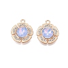 Alloy Glass Pendants PALLOY-N176-72KCG-01-1