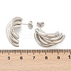 201 Stainless Steel Stud Earrings LS-EJEW-Q026-23P-3