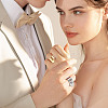 304 Stainless Steel Open Cuff Finger Rings RJEW-UN00012-6