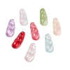 Spray Painted Glass Pendants GLAA-D006-11-1