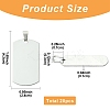 20Pcs 201 Stainless Steel Rounded Rectangle Stamping Blank Tag Pendants STAS-YW0003-22-2