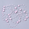 ABS Plastic Imitation Pearl Beaded Trim Garland Strand SACR-T354-01D-2