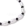 ABS Plastic Imitation Pearl Beaded Stretch Bracelets BJEW-JB11908-4