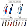 12pcs 12 colors Aluminum Rock Climbing Carabiners KEYC-CP0001-03-2