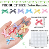 140Pcs 7 Colors Handmade Woven Costume Accessories DIY-FG0003-67-2