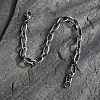 Tarnish Resistant Fashionable 304 Stainless Steel Engraved Vine Mother-son Chain Bracelets STAS-A028-B101P-2