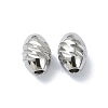 Non-Tarnish 316 Surgical Stainless Steel Bead STAS-H191-06B-P-1
