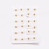 Brass Ear Studs EJEW-E213-D-11G-1
