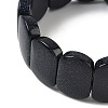 Synthetic Blue Goldstone Beads Stretch Bracelets for Women Men BJEW-I323-02R-3