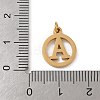 304 Stainless Steel Charms
with Jump Ring STAS-R001-02G-A-3