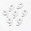 Tarnish Resistant 201 Stainless Steel Pendants STAS-F128-01P-9-1-1