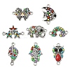 8Pcs 8 Styles Alloy Links/Connectors FIND-YW0009-97-1
