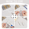 600Pcs 6 Styles 304 Stainless Steel Flat Head & Ball Head & Eye Pins STAS-ME0003-14-3