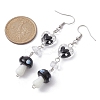 Natural Quartz Crystal Chips Dangle Earrings EJEW-JE05432-02-3