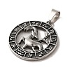 304 Stainless Steel Pendants LS-STAS-C084-01L-AS-2